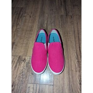SeaVees Baja Slip On Original in Hibiscus Linen Canvas US Size 6